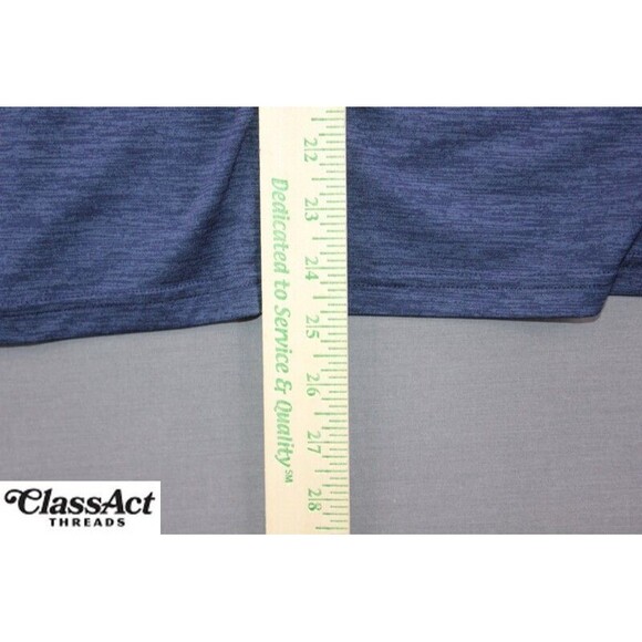 Under Armour Jacket 1/4 Zip Loose HeatGear Blue Golf Athletic Mens Sz M - Picture 7 of 10